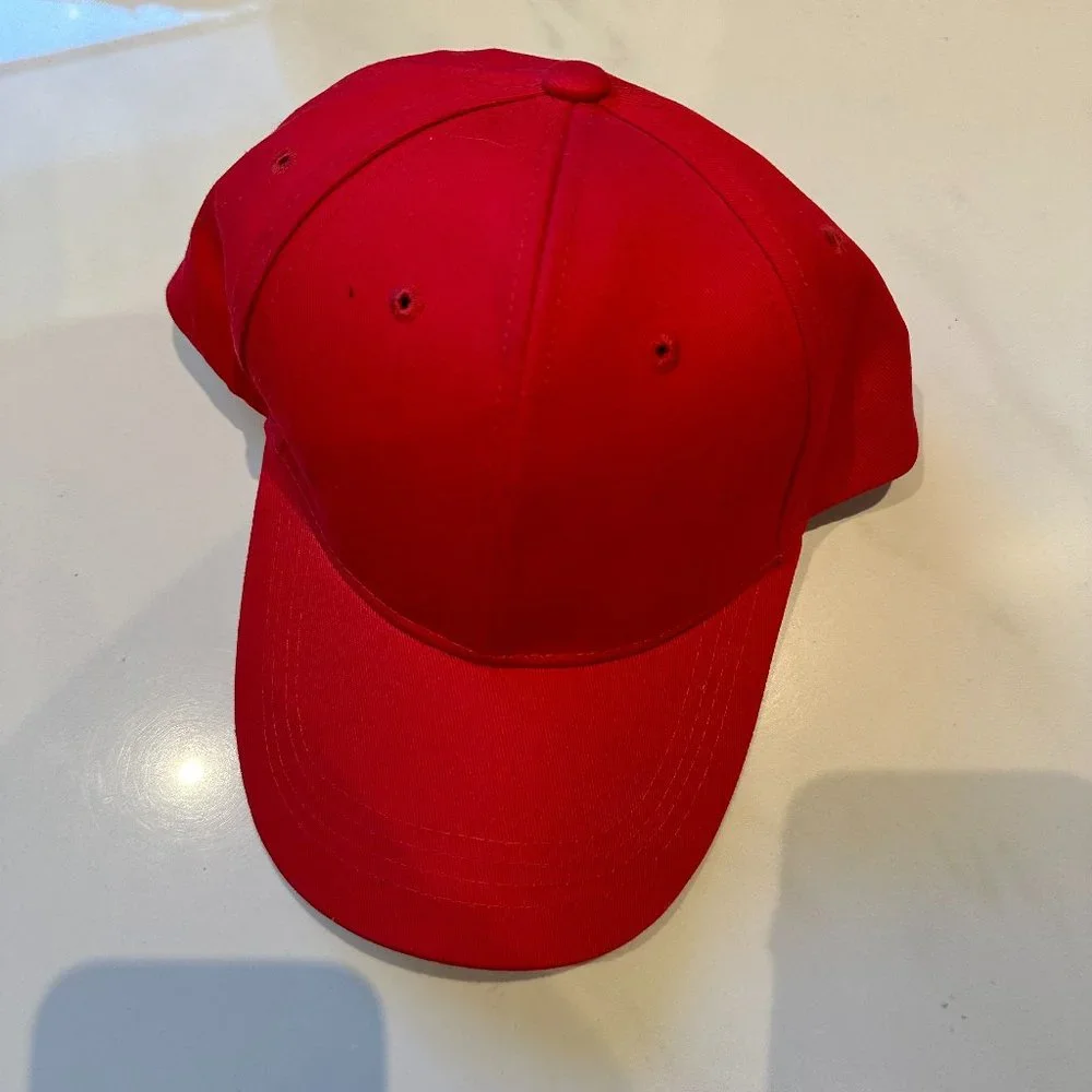 Red Baseball Cap - Picture 1 of 4